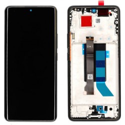 Γνήσια Οθόνη LCD και Μηχανισμός Αφής με Πλαίσιο για Redmi Note 14 Pro 5G – 56002300O1600 Μαύρο (Service Pack)