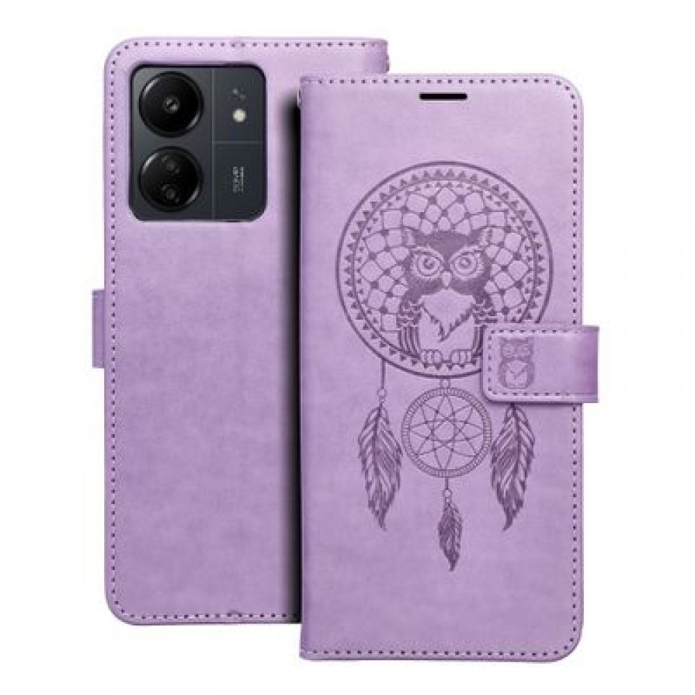 Θήκη MEZZO για Redmi 13C / Poco C65 – Book Dreamcatcher Μωβ