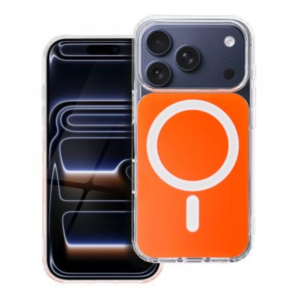 Θήκη Clear Fusion Mag για iPhone 17 Pro – MagSafe Πορτοκαλί Θήκη Clear Fusion Mag για iPhone 17 Pro – MagSafe Πορτοκαλί