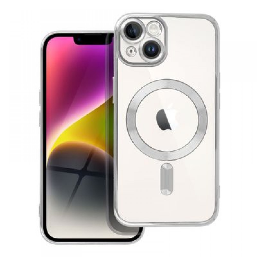 Θήκη Electro Mag για iPhone 14 – MagSafe Ασημί