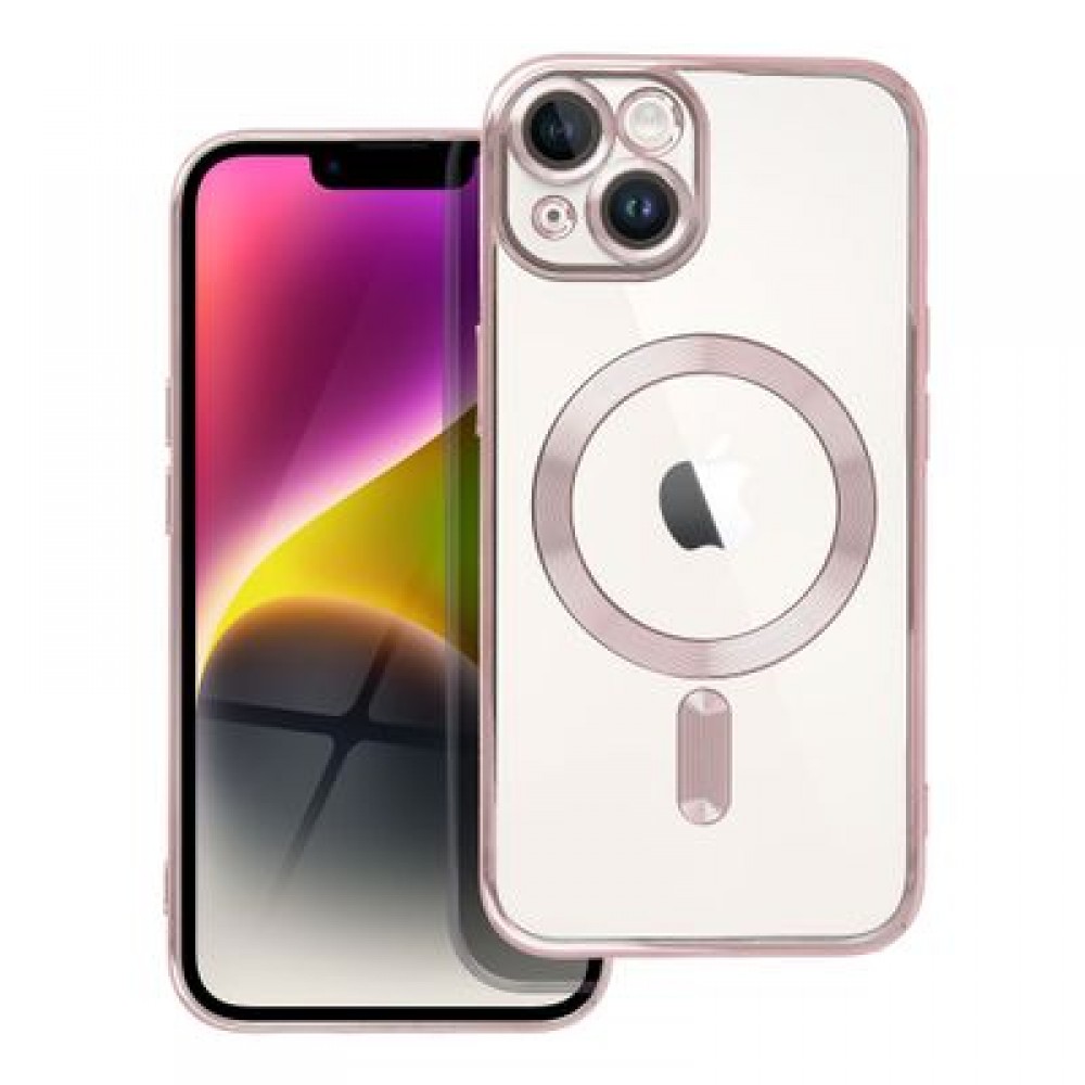 Θήκη Electro Mag για iPhone 14 – MagSafe Ροζ Χρυσό