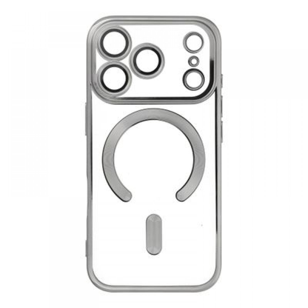 Θήκη Electro Mag για iPhone 17 Pro – MagSafe Ασημί