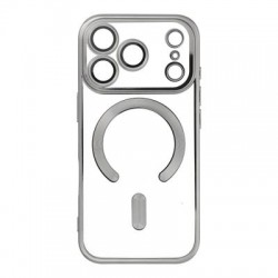 Θήκη Electro Mag για iPhone 17 Pro – MagSafe Ασημί