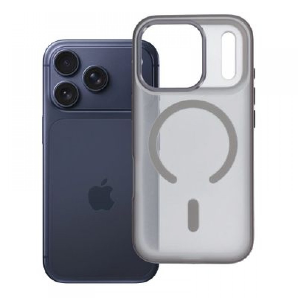 Θήκη Flexline Mag για iPhone 17 Pro – MagSafe Γκρι