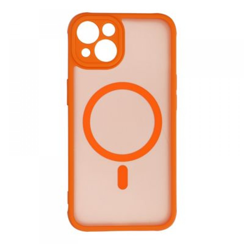 Θήκη Full Matte Mag για iPhone 13 – MagSafe Πορτοκαλί