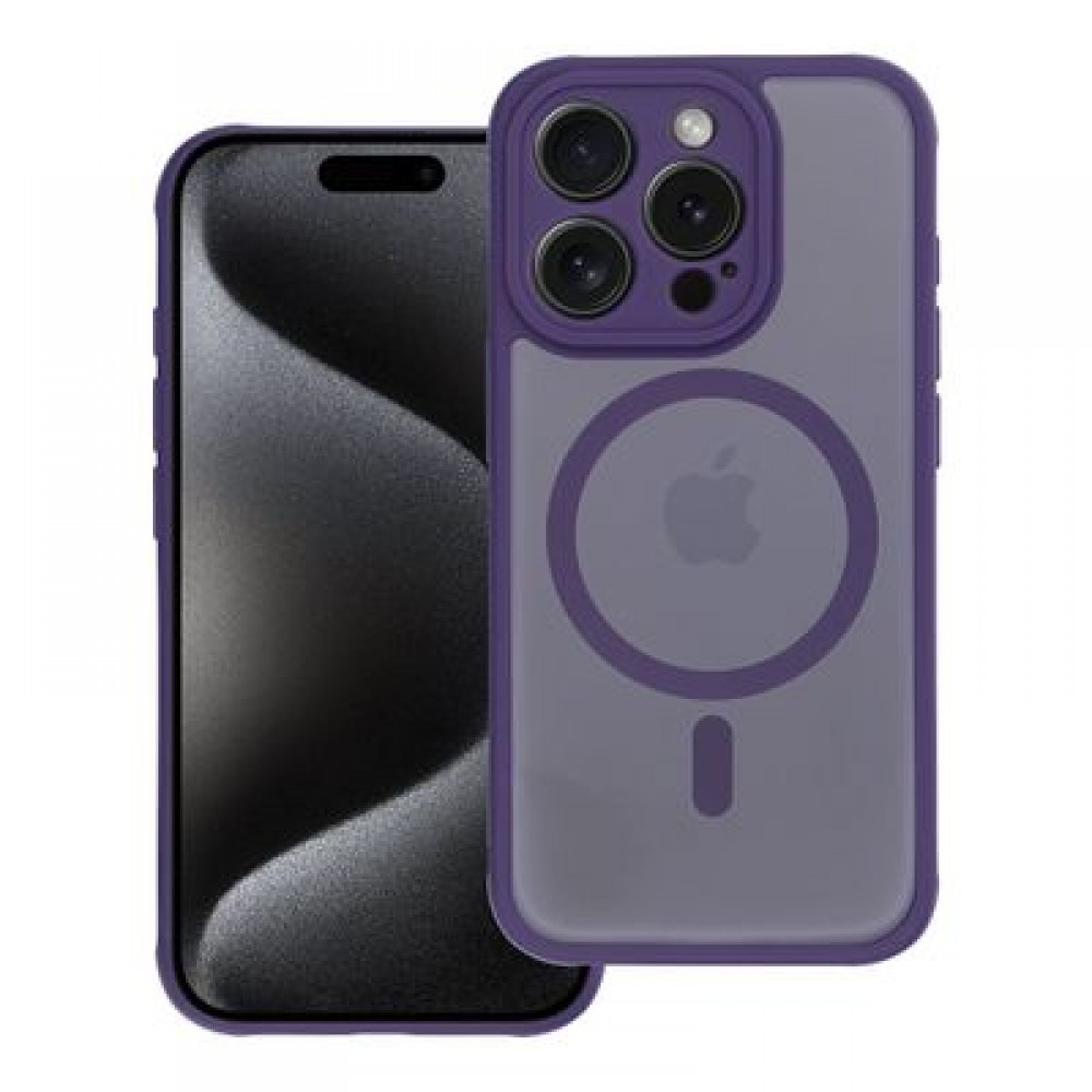Θήκη Full Matte Mag για iPhone 14 – MagSafe Μωβ