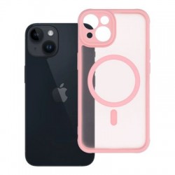 Θήκη Full Matte Mag για iPhone 14 – MagSafe Ροζ