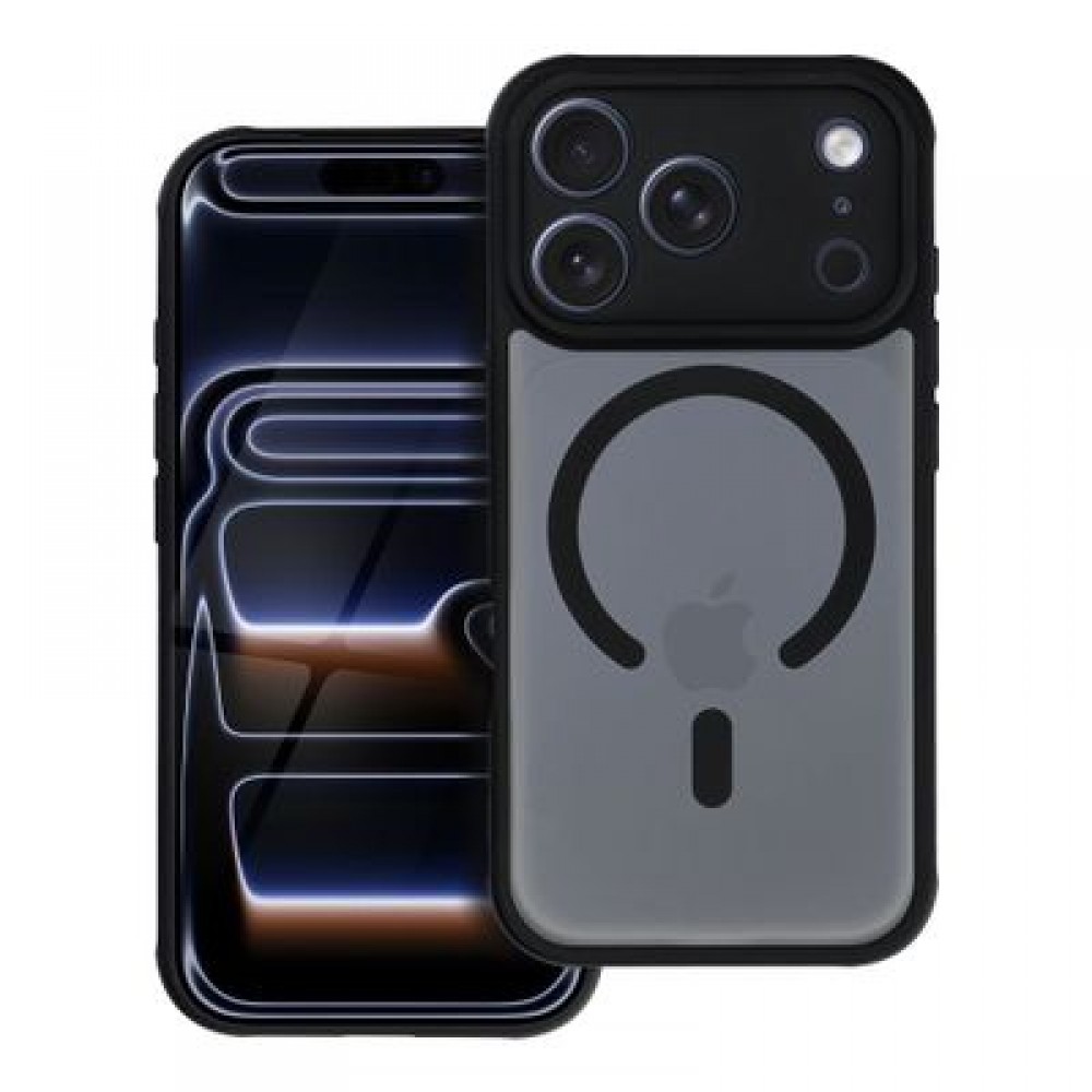 Θήκη Full Matte Mag για iPhone 17 Pro – MagSafe Μαύρο