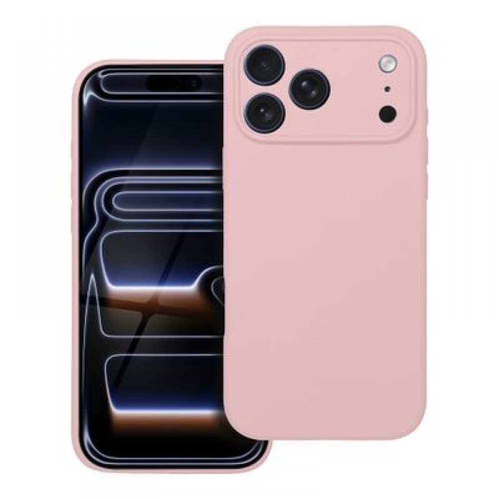 Θήκη Silicone 2mm για iPhone 17 Pro Max – MagSafe Ροζ