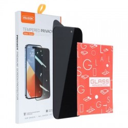 Tempered Glass Veason για iPhone 16 Pro – 6D, Privacy, Full Glue