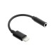 Maxlife adapter audio MXJL-02 jack 3,5 mm - Lightning black