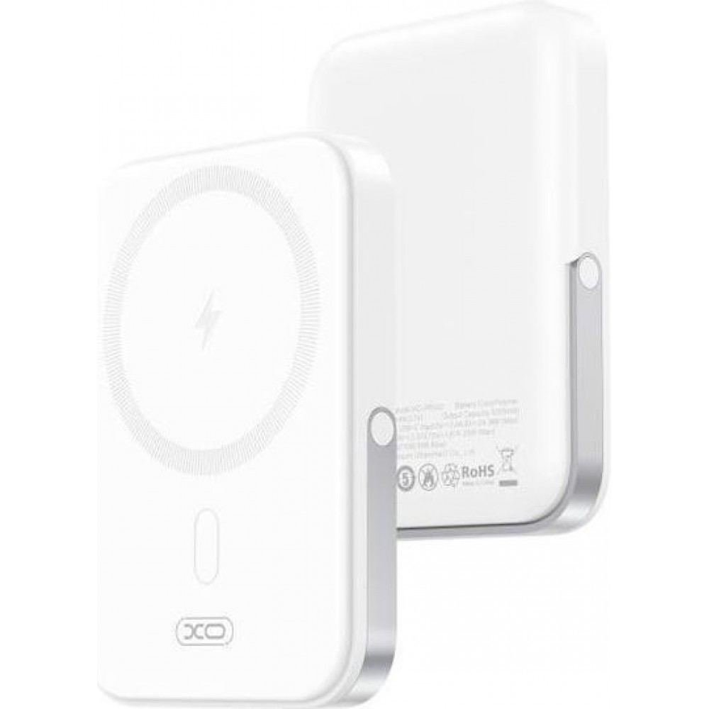 XO PR242 ΑΣΥΡΜΑΤΟ POWERBANK 15W, MAGSAFE, PD20W, 5000mAh , ΛΕΥΚΟ
