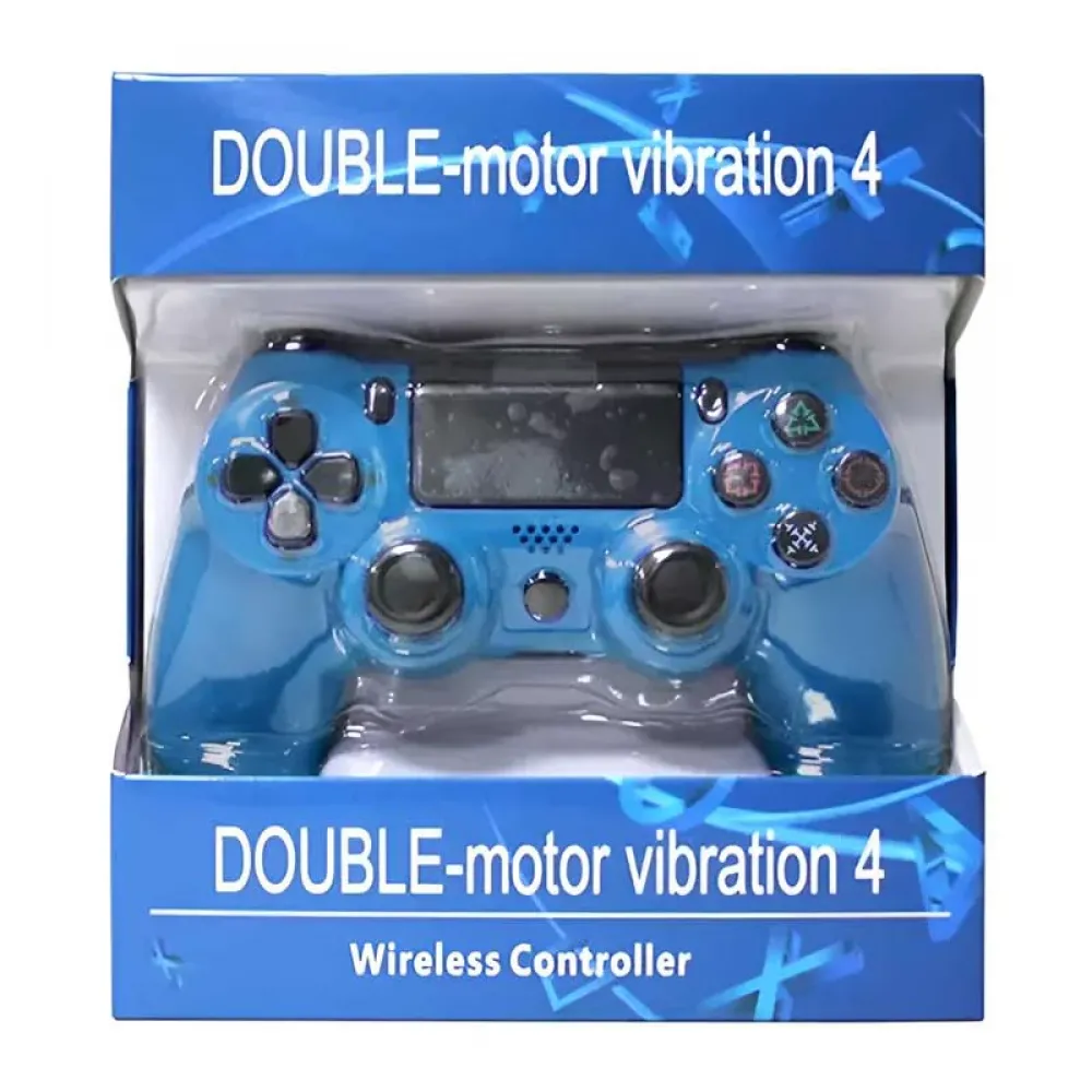 Double Motor Vibration 4 Ασύρματο Gamepad για PS4 Μπλε ΟΕΜ