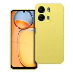 Θήκη Silicone 2mm για Poco C65 / Redmi 13C – Κίτρινο