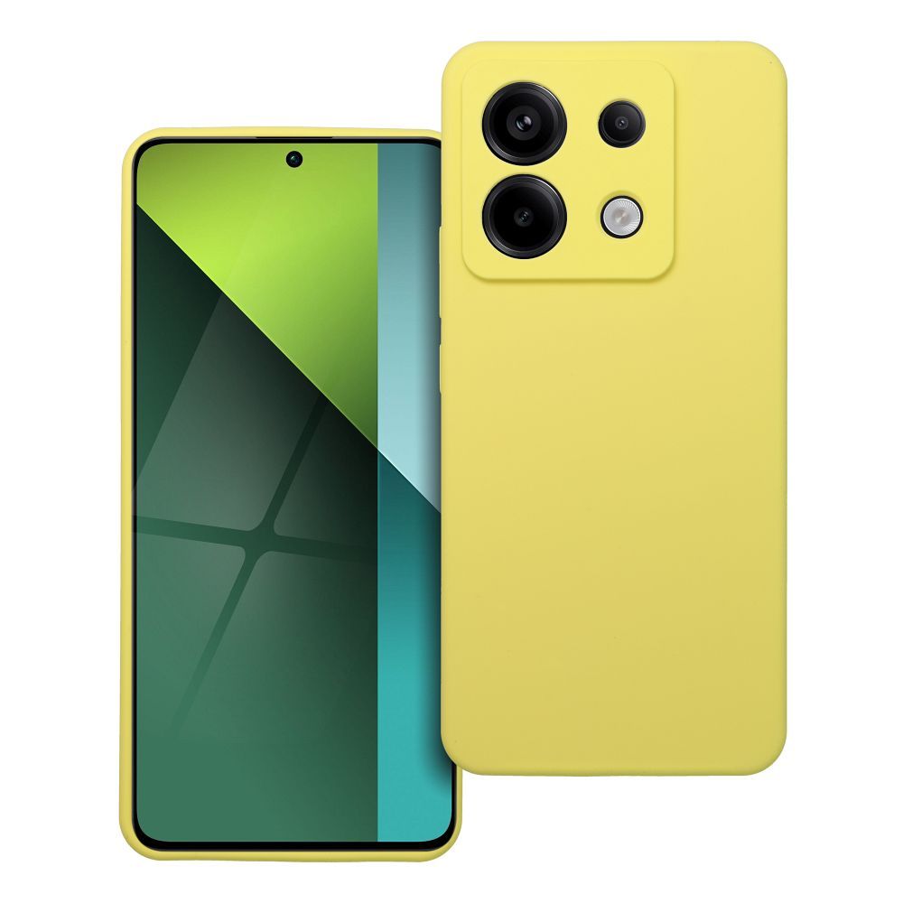 Θήκη Silicone 2mm για Redmi Note 13 Pro 5G – Κίτρινο Θήκη Silicone 2mm για Redmi Note 13 Pro 5G – Κίτρινο
