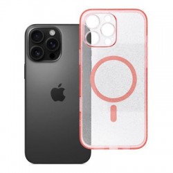 Θήκη Clear Mag για iPhone 16 Pro Max – Διάφανο Glitter