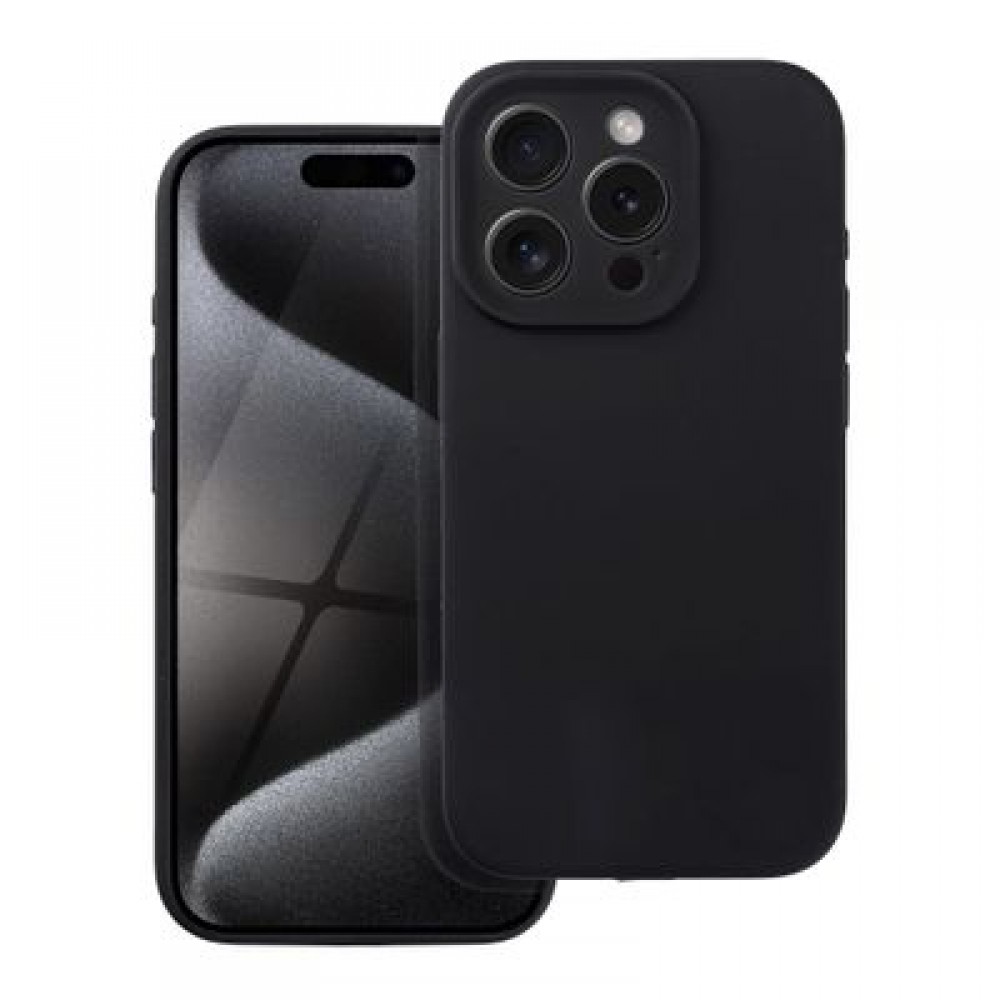 Θήκη Silicone 2mm για iPhone 16 Pro – Μαύρο Θήκη Silicone 2mm για iPhone 16 Pro – Μαύρο