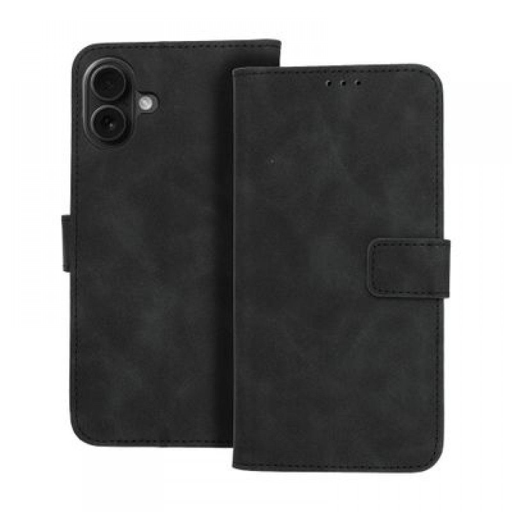 Θήκη TENDER για iPhone 16 Plus – Book Μαύρο Θήκη TENDER για iPhone 16 Plus – Book Μαύρο