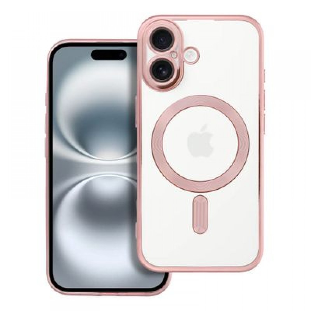 Θήκη Electro Mag για iPhone 16 – Ροζ Χρυσό