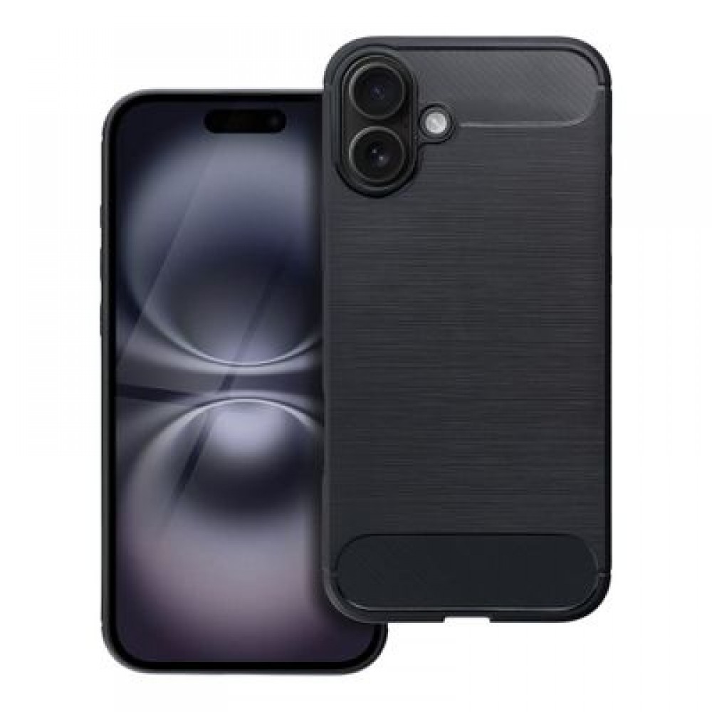 Θήκη Carbon για iPhone 16 Plus – Μαύρο