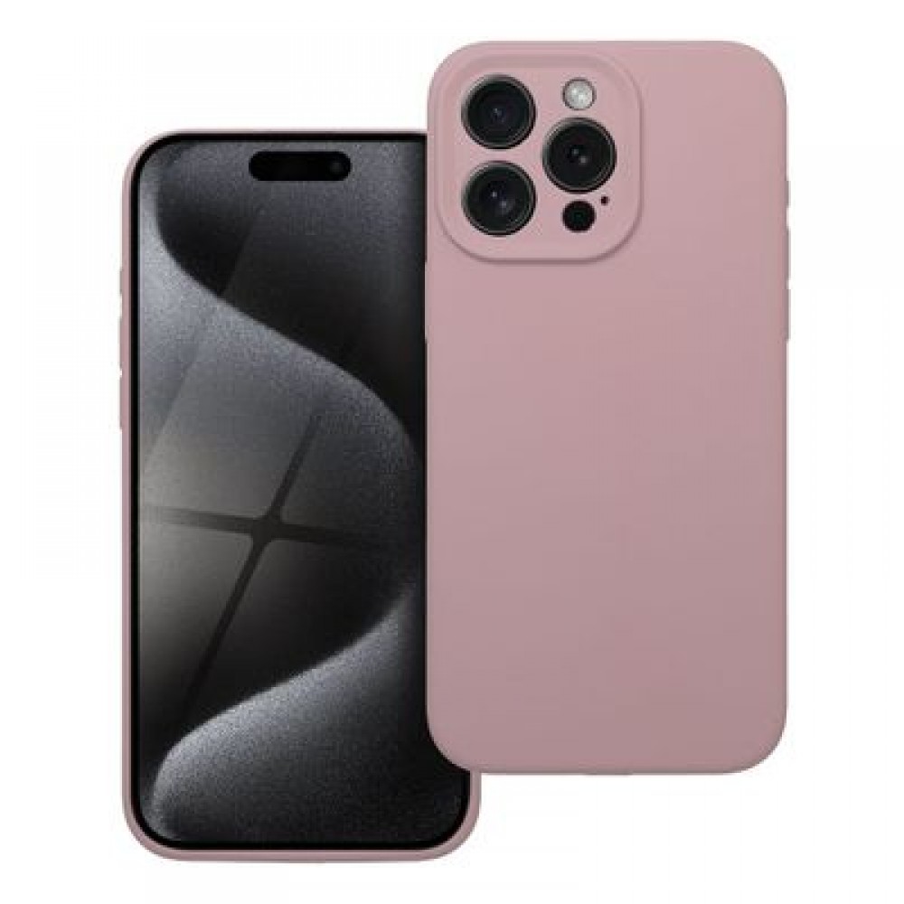 Θήκη Silicone 2mm για iPhone 15 Pro Max – Ροζ Θήκη Silicone 2mm για iPhone 15 Pro Max – Ροζ