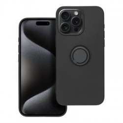 Θήκη Silicone Ring για iPhone 15 Pro Max – Μαύρο