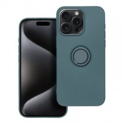 Θήκη Silicone Ring για iPhone 15 Pro Max – Πράσινο