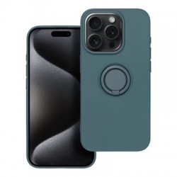 Θήκη Silicone Ring για iPhone 15 Pro – Πράσινο