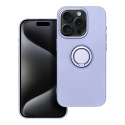 Θήκη Silicone Ring για iPhone 15 Pro – Μωβ