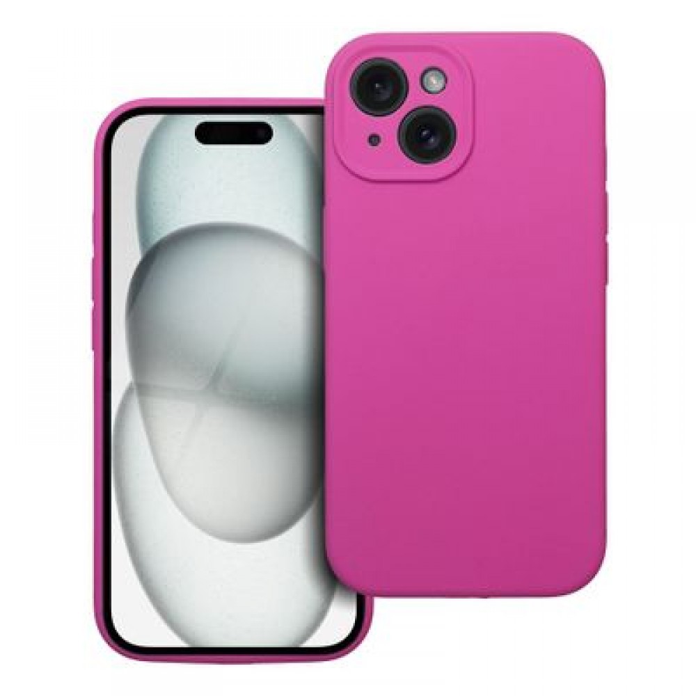 Θήκη Silicone 2mm για iPhone 15 – Ροζ Θήκη Silicone 2mm για iPhone 15 – Ροζ
