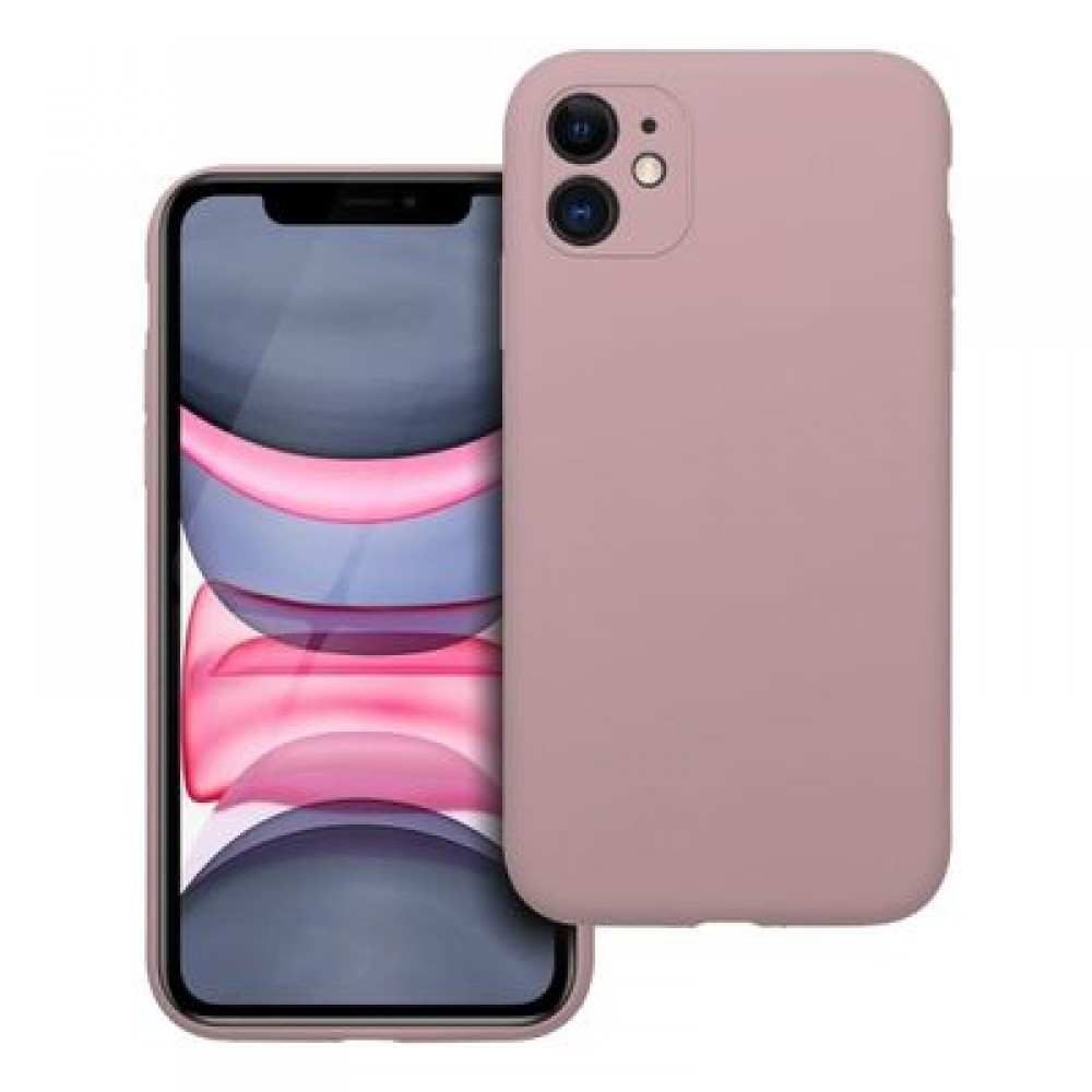 Θήκη Silicone 2mm για iPhone 11 sand Ροζ Θήκη Silicone 2mm για iPhone 11 sand Ροζ