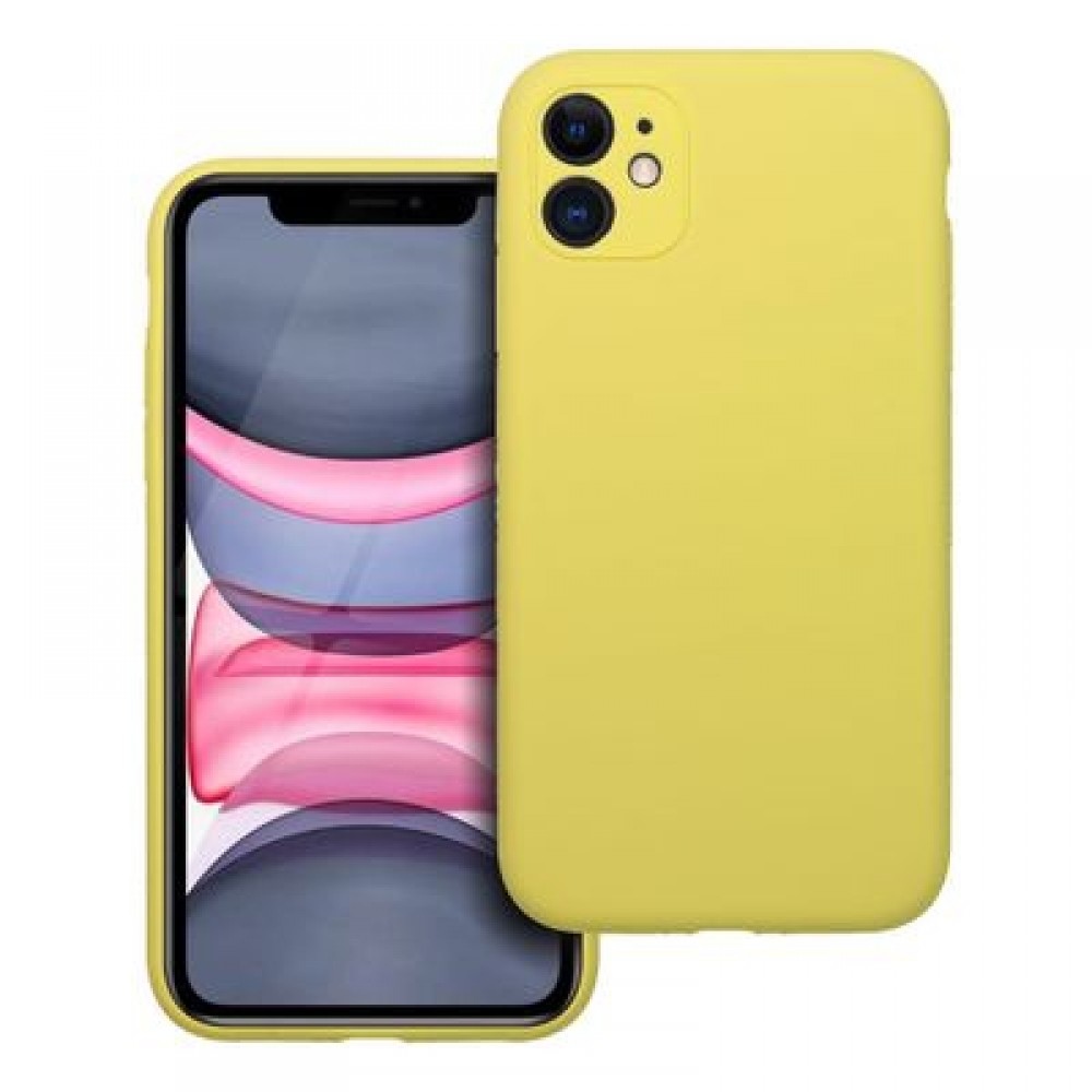 Θήκη Silicone 2mm για iPhone 11 Κίτρινο Θήκη Silicone 2mm για iPhone 11 Κίτρινο