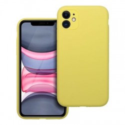 Θήκη Silicone 2mm για iPhone 11 Κίτρινο