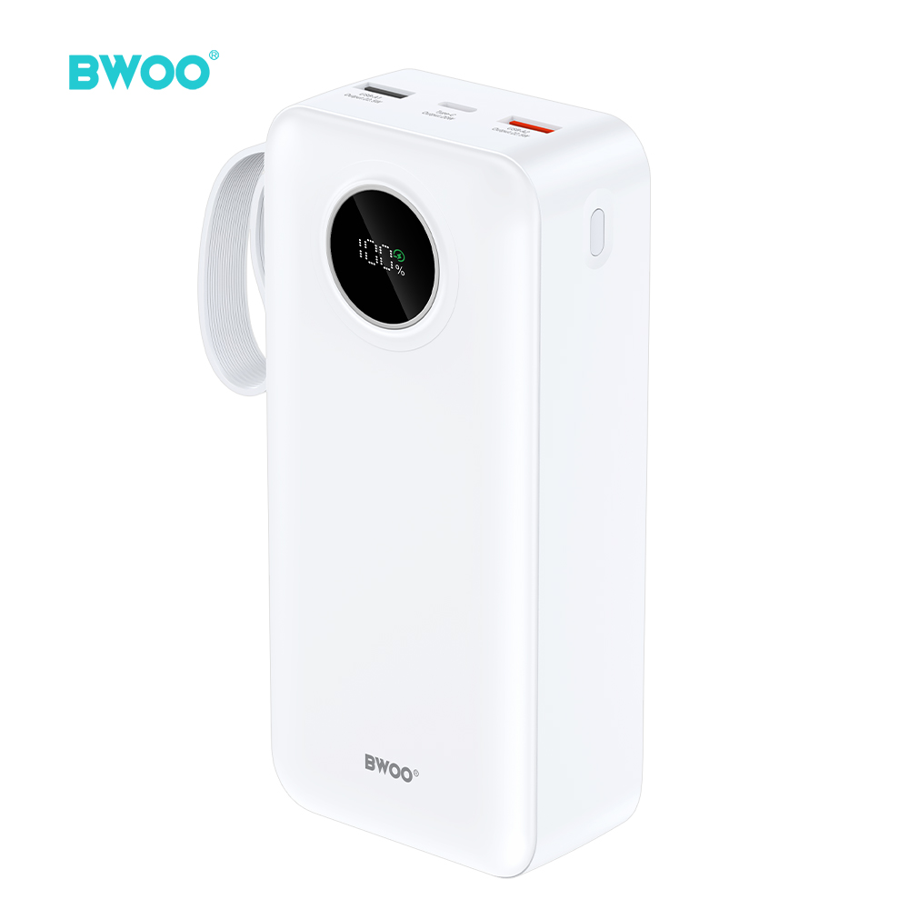BWOO Power bank με οθόνη 22.5W 20000mah BO-P64 - Λευκό