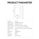 BWOO Power bank με οθόνη, Ultra thin 22.5W 10000mah P34 - Λευκό