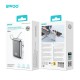 BWOO Power bank με καλώδιο, οθόνη 45W 10000mah P77 - Ασημί