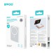 BWOO Power bank magnetic wireless 20W 10000mah BO-P59 - Λευκό