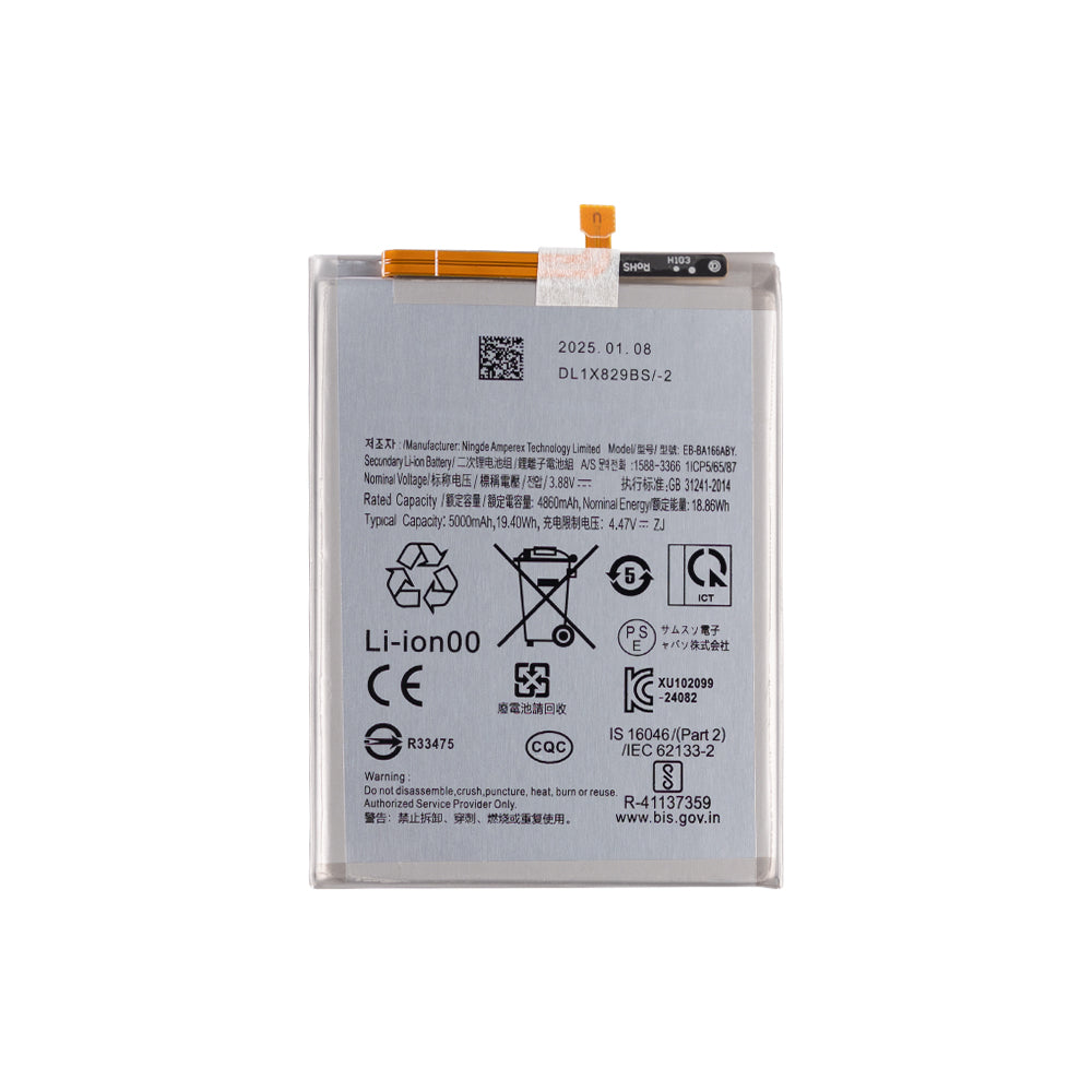 Συμβατή Μπαταρία για Samsung Galaxy A16 4G / A16 5G / A26 5G / A17 4G / A17 5G – EB-BA166ASE SM-A165 / SM-A166 / SM-A266 / SM-A175 5000mAh
