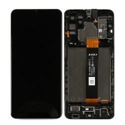 Refurbished Οθόνη LCD και Μηχανισμός Αφής με Πλαίσιο για Galaxy A32 5G – SM-A326 Μαύρο