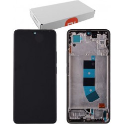 Γνήσια Οθόνη LCD και Μηχανισμός Αφής με Πλαίσιο για Xiaomi Redmi Note 13 4G – 23129RAA4G / 23124RA7EO / 23129RA5FL 56000400N700 Μαύρο (Service Pack)