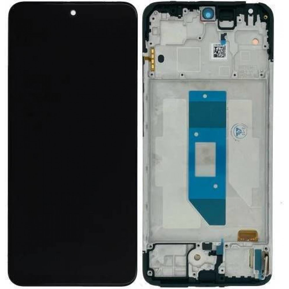 Γνήσια Οθόνη LCD και Μηχανισμός Αφής με Πλαίσιο για Xiaomi Redmi Note 14 4G – 24117RN76G / 24117RN76O / 24117RN76E 56000700O7E00 Μαύρο (Service Pack)