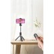 XO selfie stick Bluetooth, με τρίποδο έως 68cm SS08 - Μαύρο
