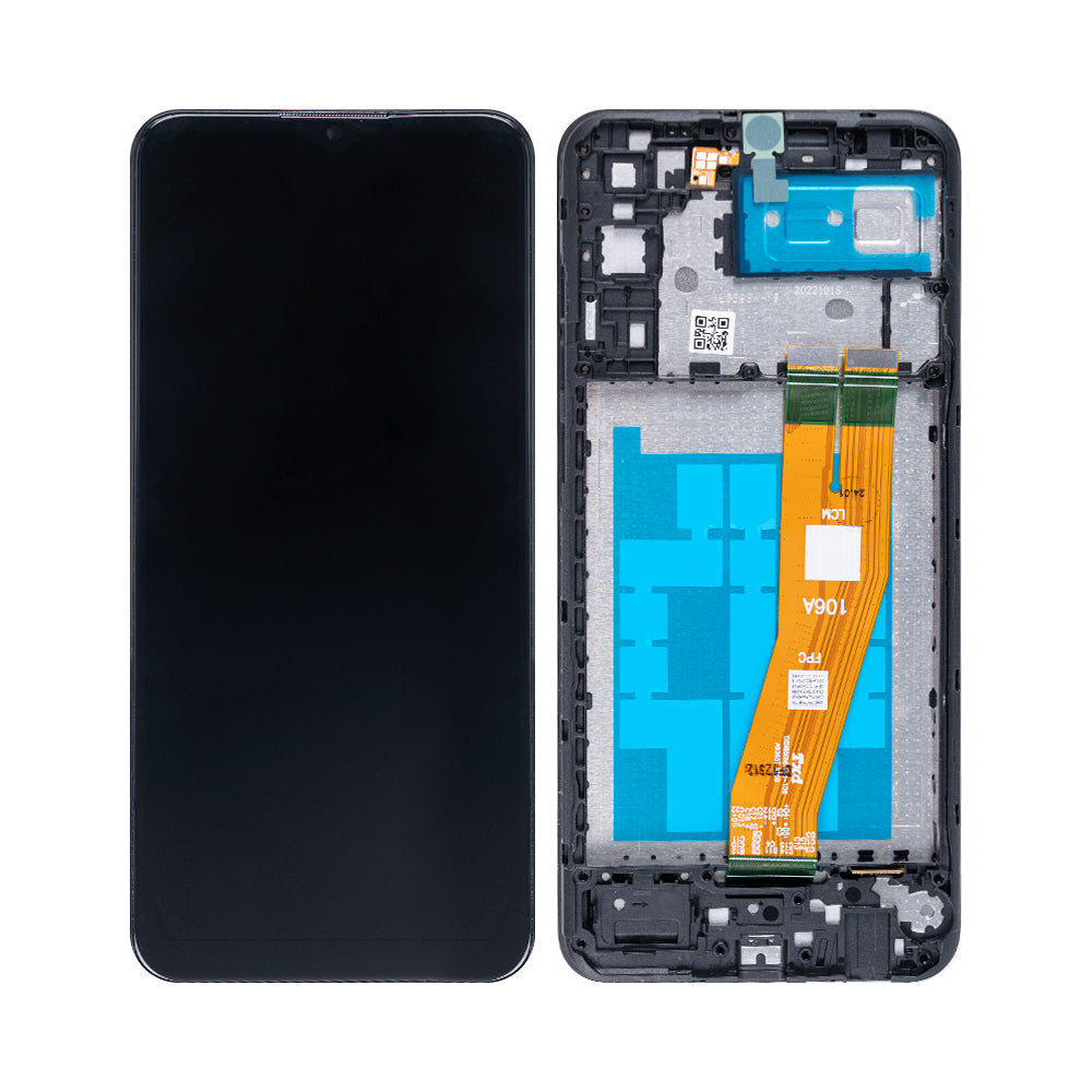 Refurbished Οθόνη LCD και Μηχανισμός Αφής με Πλαίσιο για Samsung Galaxy A04S – SM-A047 Μαύρο
