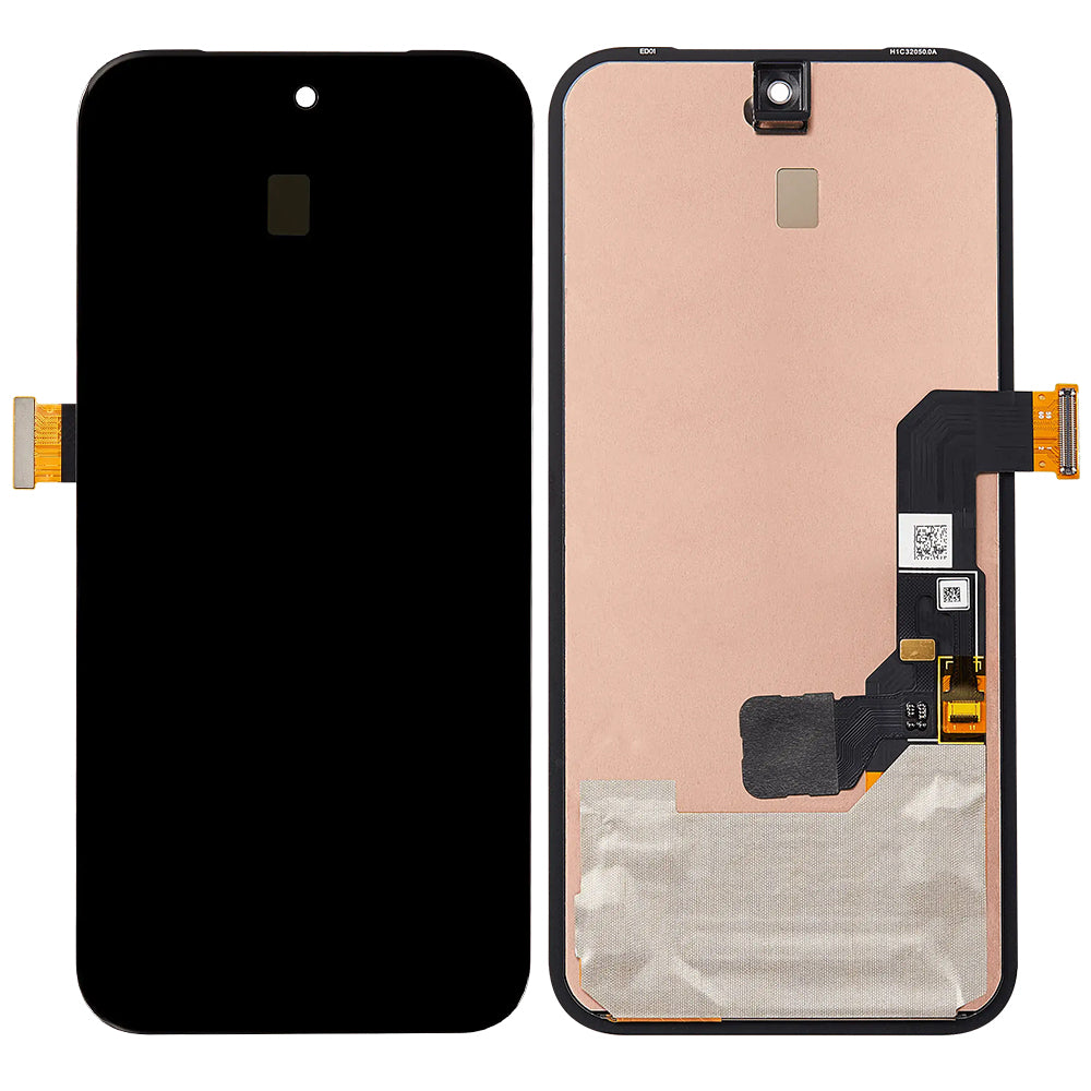 Γνήσια Οθόνη LCD και Μηχανισμός Αφής για Google Pixel 8α – GKV4X / G6GPR / G8HHN / G576D G949-00767-00 Μαύρο (Service Pack)