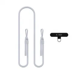 Tech-Protect C5SE ROPE Crossbody Λουράκι Λαιμού για Κινητά - Γκρι