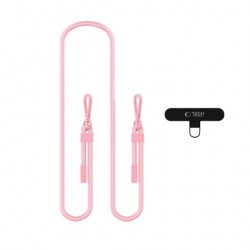 Tech-Protect C5SE ROPE Crossbody Λουράκι Λαιμού για Κινητά - Ροζ