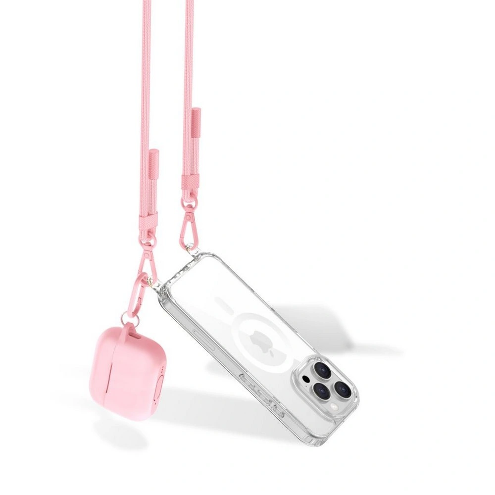Tech-Protect C5SE ROPE Crossbody Λουράκι Λαιμού για Κινητά - Ροζ Tech-Protect C5SE ROPE Crossbody Λουράκι Λαιμού για Κινητά - Ροζ