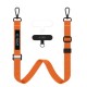 Tech-Protect C6S ROPE Crossbody Λουράκι Λαιμού για Κινητά - Πορτοκαλί