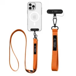 Tech-Protect C6S ROPE Crossbody Λουράκι Λαιμού για Κινητά - Πορτοκαλί Tech-Protect C6S ROPE Crossbody Λουράκι Λαιμού για Κινητά - Πορτοκαλί
