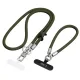 Tech-Protect C10S ROPE Crossbody Λουράκι Λαιμού για Κινητά, WRIST Λουράκι Καρπού για Κινητά - Πράσινο, Ασημί Tech-Protect C10S ROPE Crossbody Λουράκι Λαιμού για Κινητά, WRIST Λουράκι Καρπού για Κινητά - Πράσινο, Ασημί